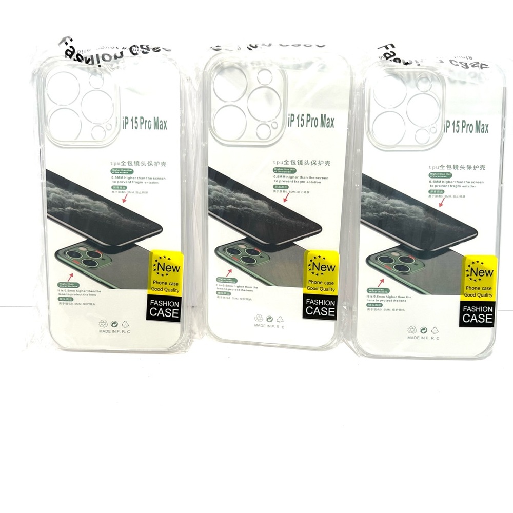 3-Pack iPhone 15 Pro Max Clear Cases